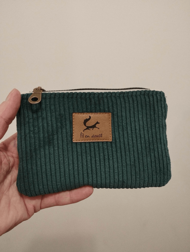 Pochette en velours