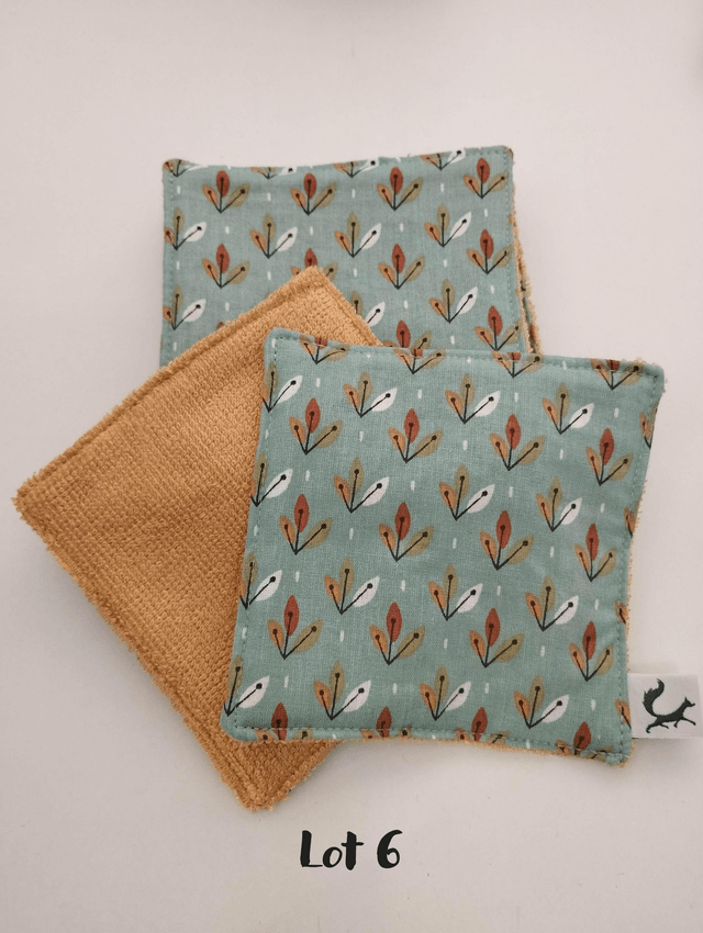 Lingettes lavables - lot