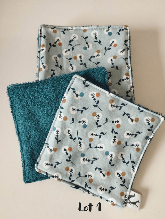Lingettes lavables - lot