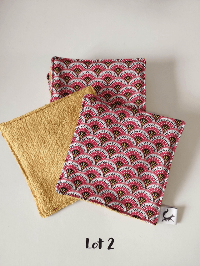 Lingettes lavables - lot