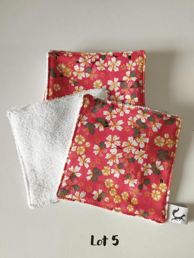 Lingettes lavables - lot