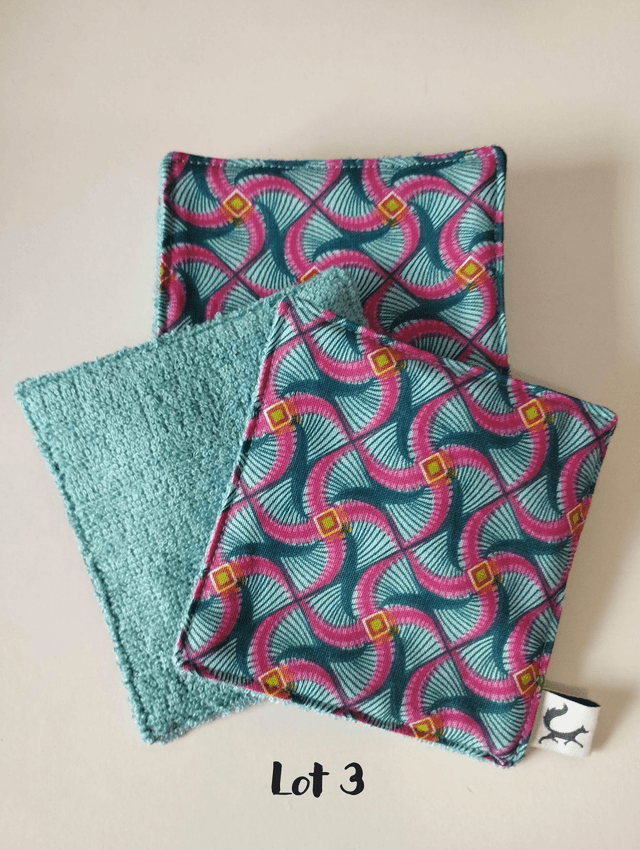Lingettes lavables - lot