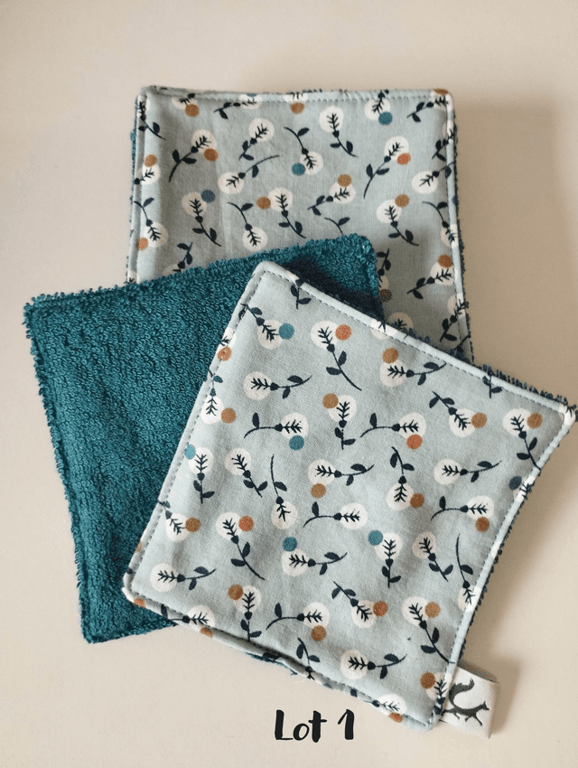 Lingettes lavables - lot